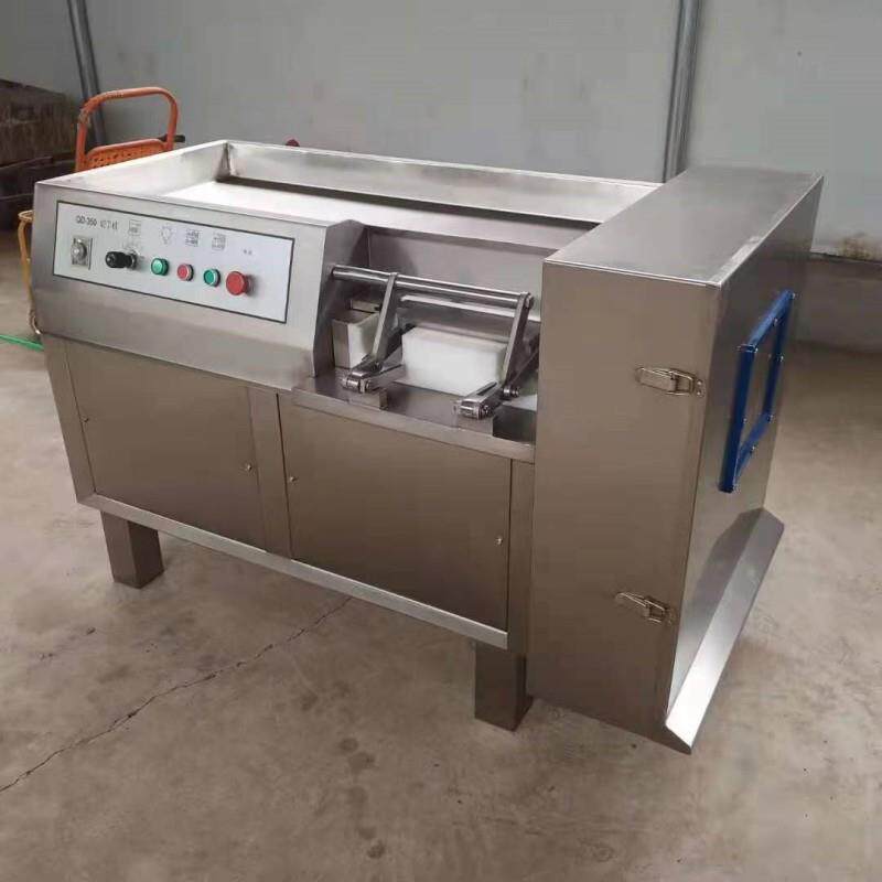 全自切鸡块机 火锅店动鱼肉切片机 不锈钢变鸭切FRY频丁机