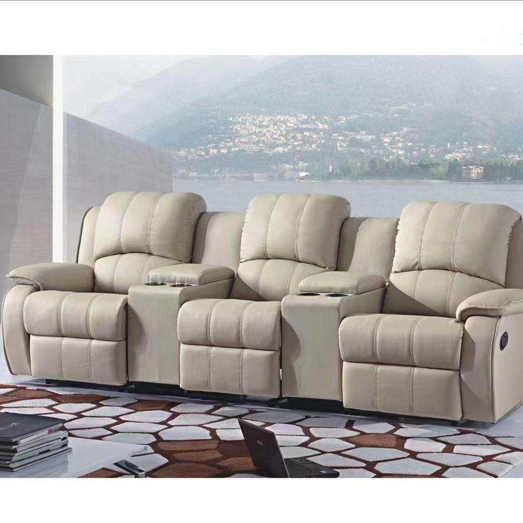 皮艺影院沙发椅影音室电动功能沙发私人影厅家庭影院沙发影院座椅