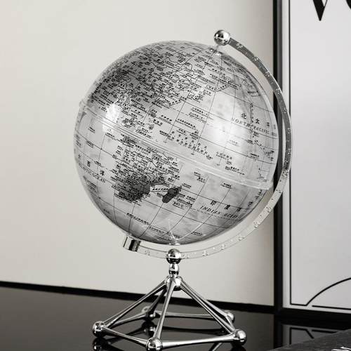 现代家客地厅居酒柜书柜摆件装LJY006饰品办公室奢轻简约太空人球