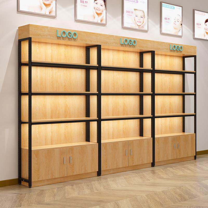 货架展示架化妆品产品展示柜母婴美容院展柜超市便利店文具陈列架