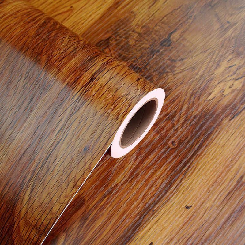 pvc木纹贴纸防水墙纸自粘家具翻新贴纸中式棕色酒店工程木纹膜,家装主材,自贴墙纸/自粘墙纸,淘宝优惠券,粉丝福利购,淘宝优惠卷