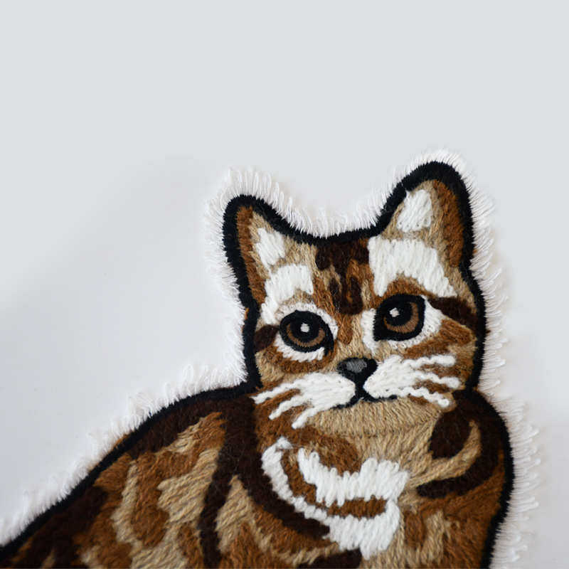 OEKO-TEX厂家立体硅胶章卡通刺绣贴魔术贴小猫咪补丁布贴毛线绣标,纺织面料/辅料/配套,印唛/织唛,淘宝优惠券,粉丝福利购,淘宝优惠卷