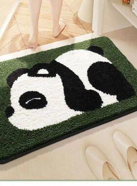 Bedroom Rugs 40x60cm Panda Bathroom Carpet Cartoon