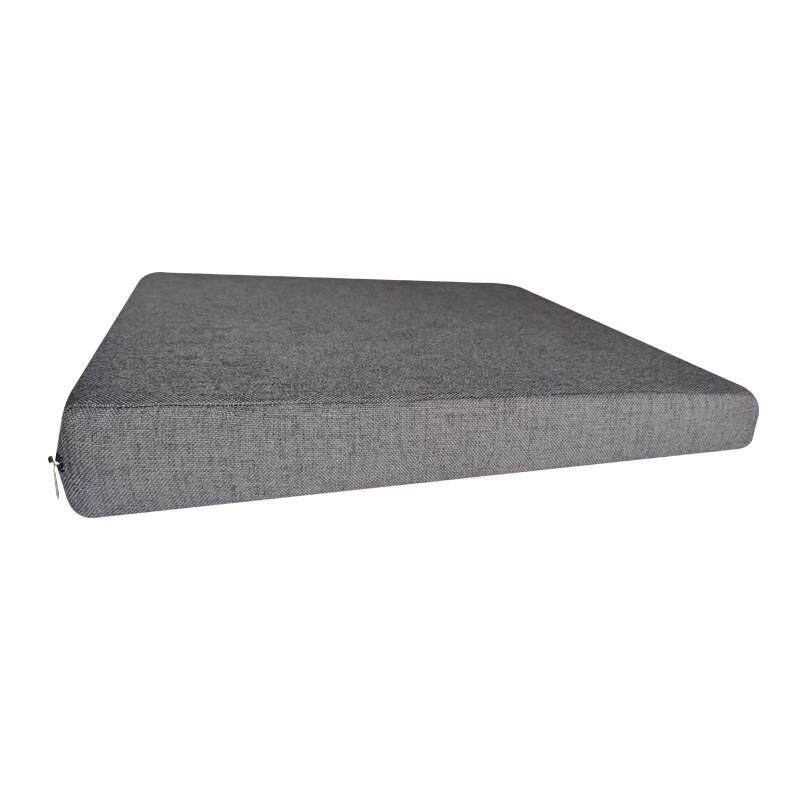 前薄后厚坐垫硬倾斜沙发垫斜面高斜坡实木椅子座垫低海绵垫子定制