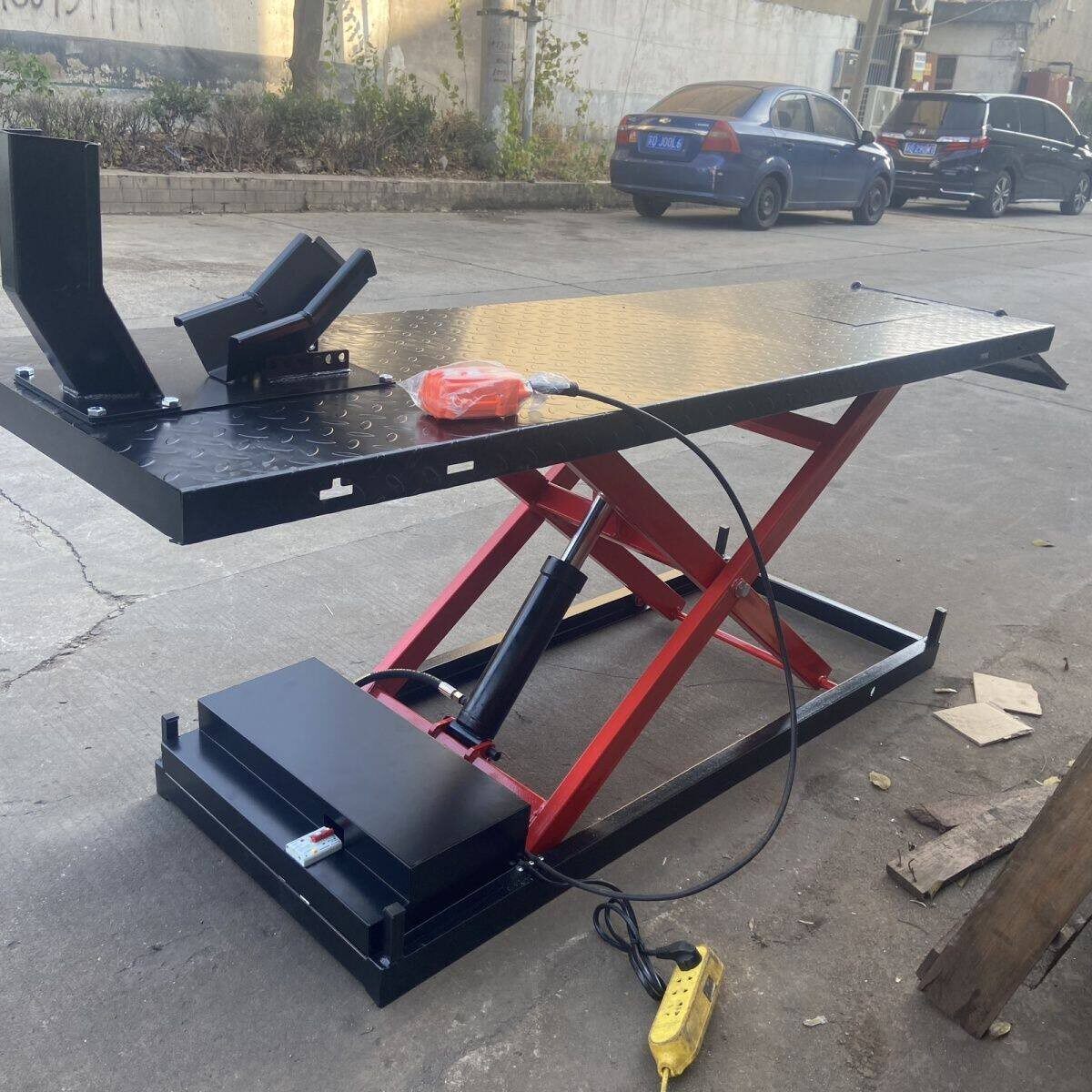 电动液压升降台升降小型摩托车升降机举升机维修台工具平台