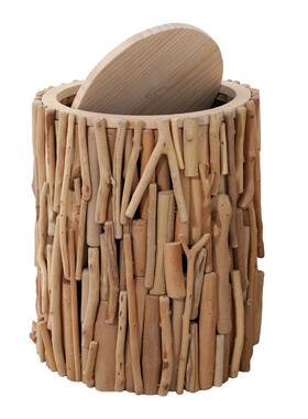 北风in网红垃圾创意木枝桶高原木家用客厅s日式简约卧室办公室创