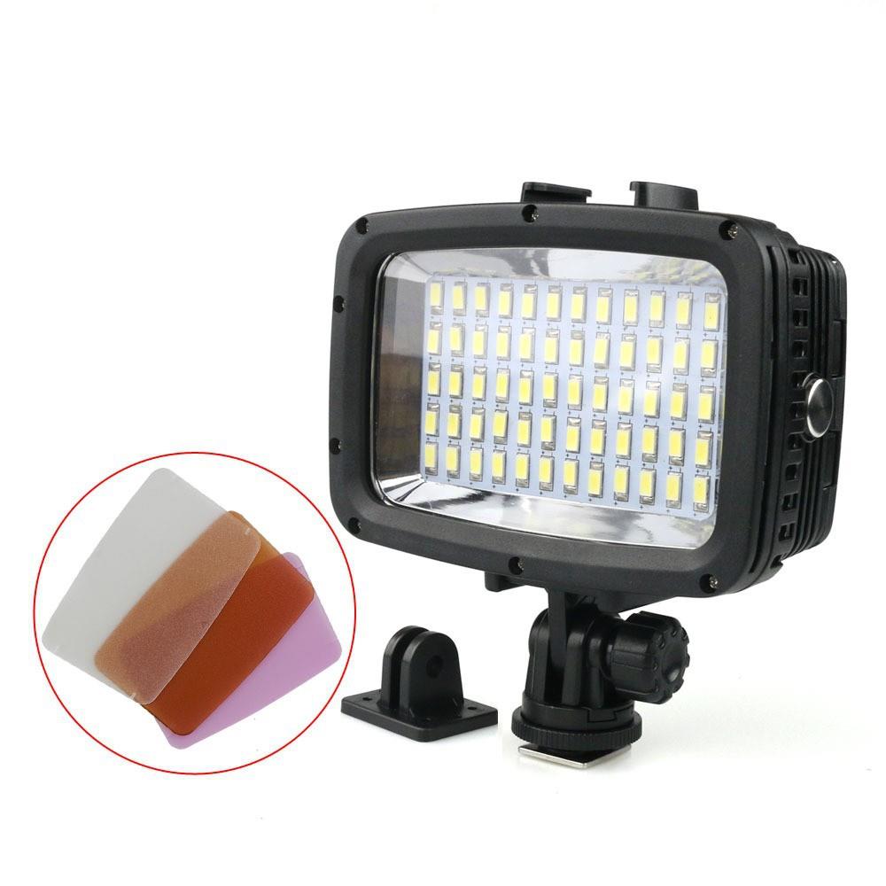 Gopro配件 60LED潜水补光灯运动相机专业摄影灯潜水深度可达40米