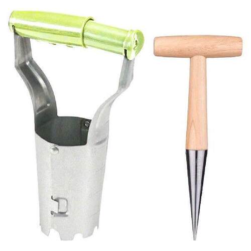 Flower Bulb Planter Tool Seedling Tube Planter with Hole