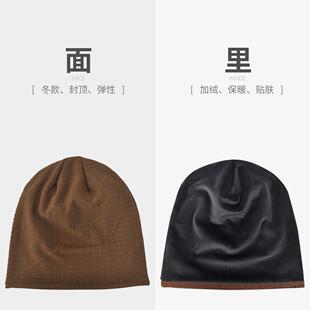 戴着睡的帽子女款防风老年人晚上带头套月子保暖不压头发防乱发