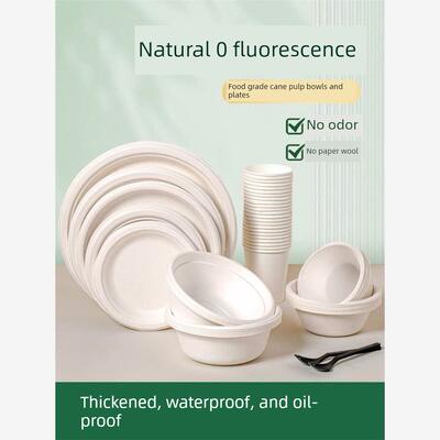Super Rigid Extra Strong Disposable Party Paper Plates Biode
