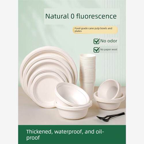 Super Rigid Extra Strong Disposable Party Paper Plates Biode
