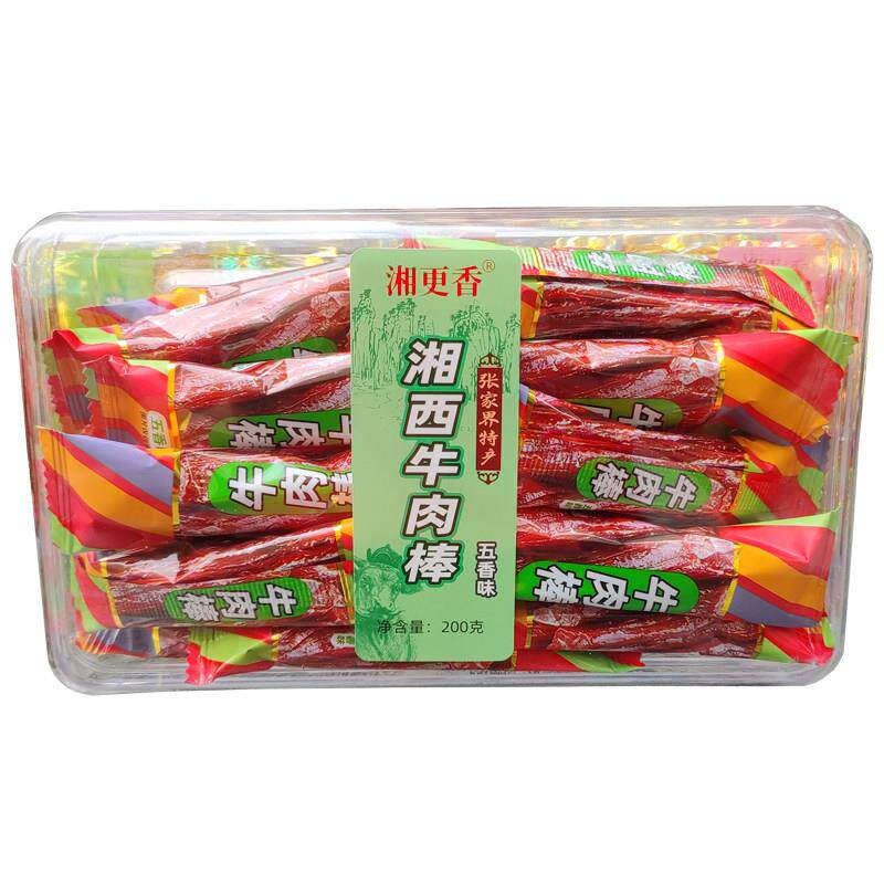 湘赣香湘西牛条湖南张家界特色五香麻辣小吃小吃牛肉干熟食店