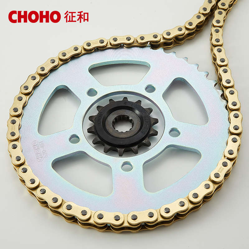 征和摩托车油封链条520链盘三件套装牙盘适用铃木GW250DLGSX250R