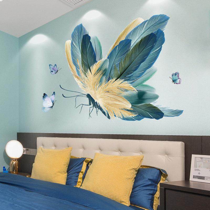 创意个性墙上贴纸北欧风墙纸自粘卧室墙面装饰背景墙壁纸墙壁贴画,家居饰品,软装墙贴,淘宝优惠券,粉丝福利购,淘宝优惠卷