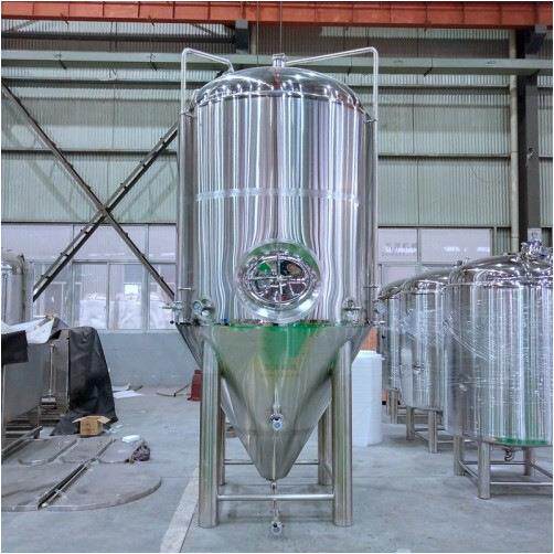 小型啤酒发酵罐POX不锈酿钢液体存式罐储酒设备立一体机发酵罐