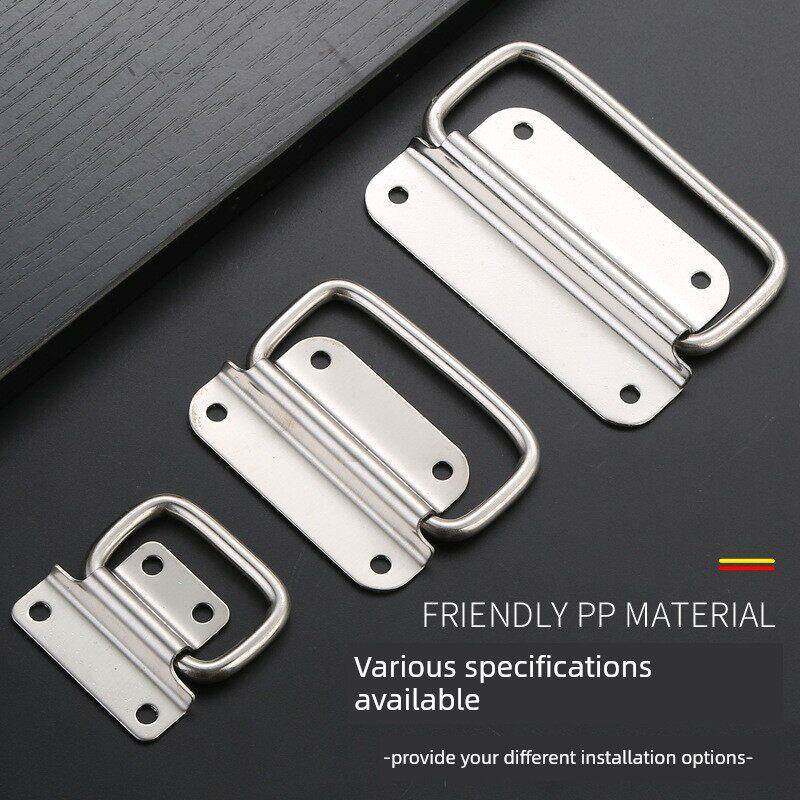不锈钢折叠把手抽屉把手木盒把手工业设备工具箱机箱铁盒隐形把手