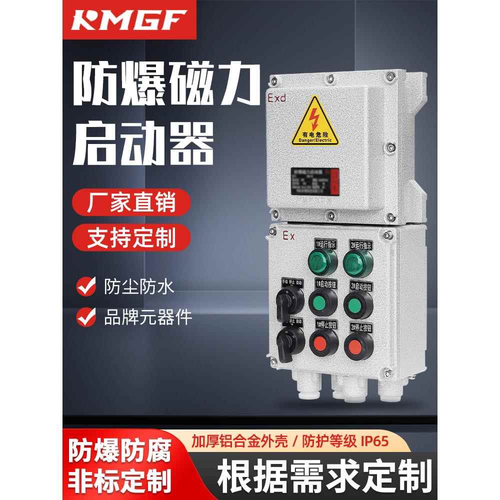 防爆配电箱启动器遥控风机消防联动24V控制箱水泵380V220电机开关