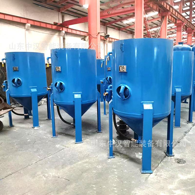 除锈喷砂机工业大小型移动式高压喷砂罐干湿两用喷沙机电动打砂机