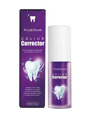 West&Month Purple Whitening Toothpaste - Gently cares for gu