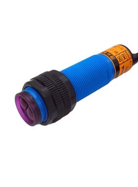 直流双线12V24V红外漫反射光电传感器人体传感器开关常开常闭