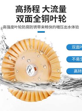 高压自井吸泵家型用28142V小自来水增压泵水抽水泵0旋涡式离心泵