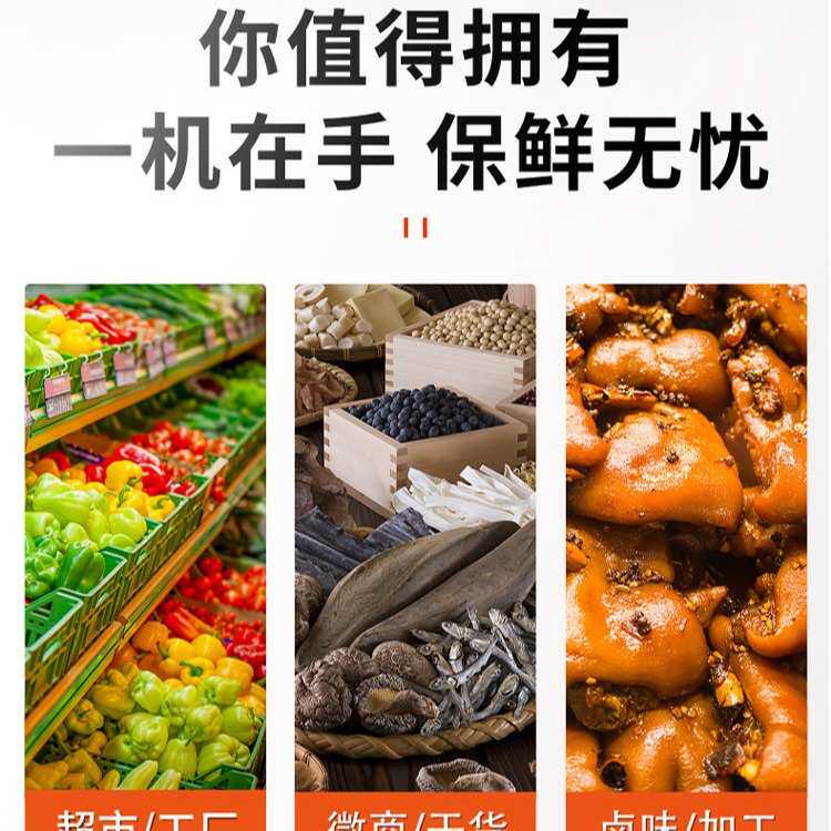 双室平板食品真空打包密封机 商用干湿两用食品级保鲜真空机定制