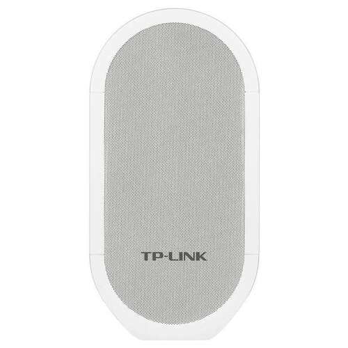 TP-LINK POE供电网路防水音柱 户外广播 20W三网口级联网络高低音