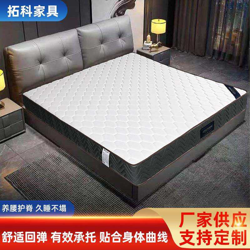 椰棕席梦思床垫 正反软硬两用静音护脊家用亲肤面料乳胶弹簧 床垫