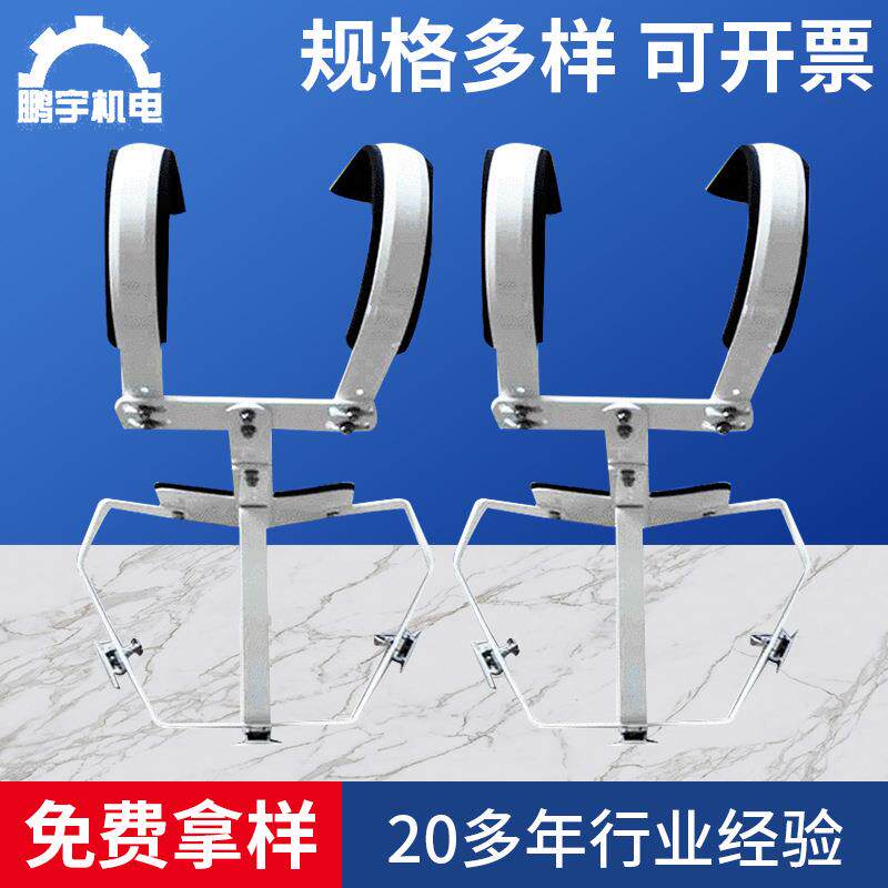 铝合金三连行进军鼓背架 白色三连行进打击乐军鼓背架 乐器配件