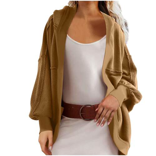 Women's coat, women's hooded back patchwork