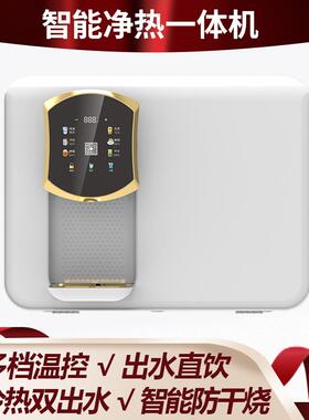 录播模式高端净热一体机双出水冷热调温净水器RO反渗透纯水机