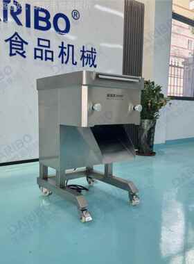 Q电大型商用立式鲜肉切肉机 304动不锈钢IOK去切骨鲜切肉丝片机