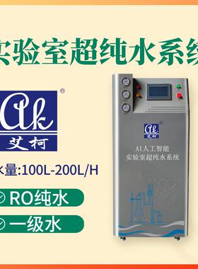 80L/H化学机械抛光CMP工艺实验室超纯水机100L/H一级水设备