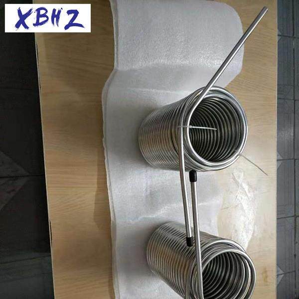 厂家供应变频压缩机冷水机不锈钢盘管 冷却管蒸发器热交换弯管