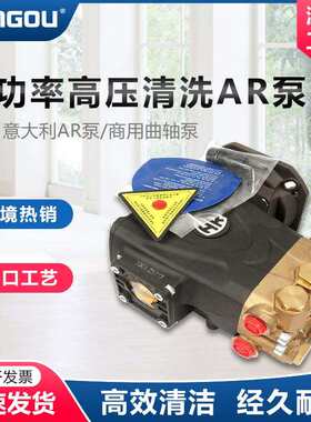 高压清洗机曲轴泵AR铜泵头洗车店专用 23507 RR1520N 5.5KW 7.5HP