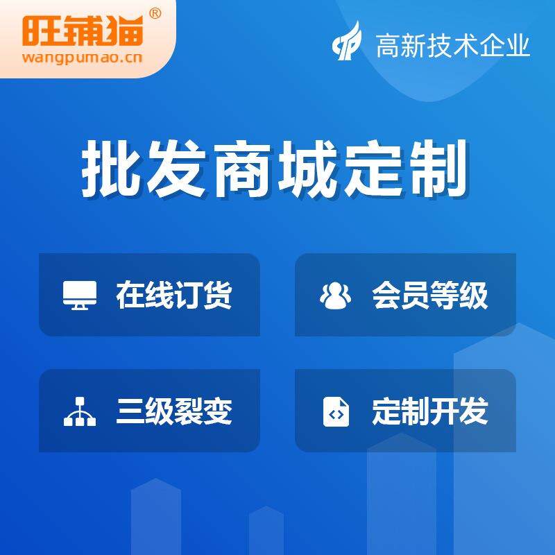 商城开发系统小程序网站制作服装在线订货平台开发搭建