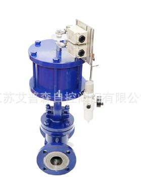 气动法兰截止阀 H641H-16C/25C气动调节型铸钢法兰蒸汽截止阀