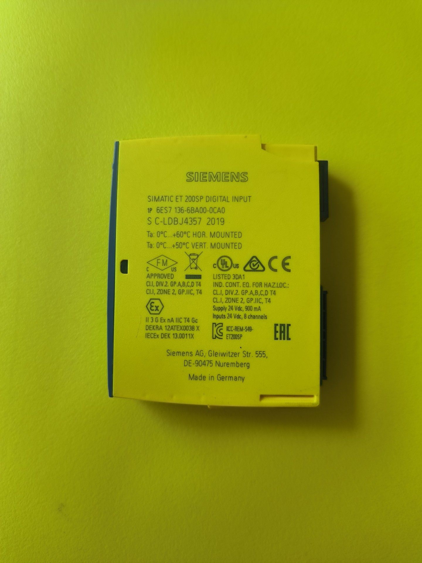 西门子6SE136-6BA00-0CA0功能完好有一点破损如