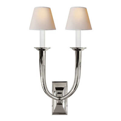 美式轻奢壁灯客厅卧室床头灯布艺灯罩酒店别墅过道走廊墙壁灯