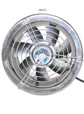 不锈钢系外转机子轴列流风YWF4TCLE-00高4筒管道风机通风换气耐腐