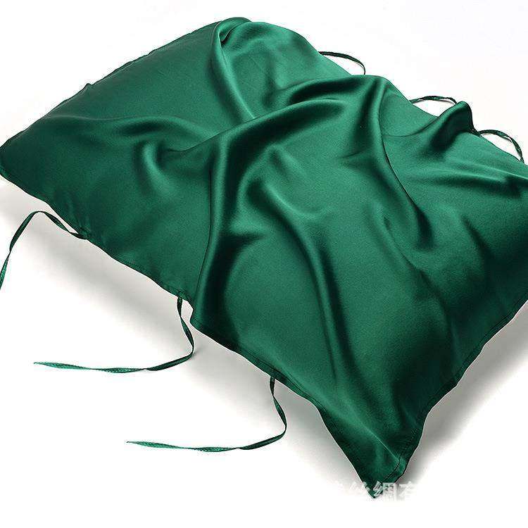 巾30姆重真丝枕丝磅绸枕头ZSZBZJ米巾100桑蚕丝枕头皮6绑带OEM直