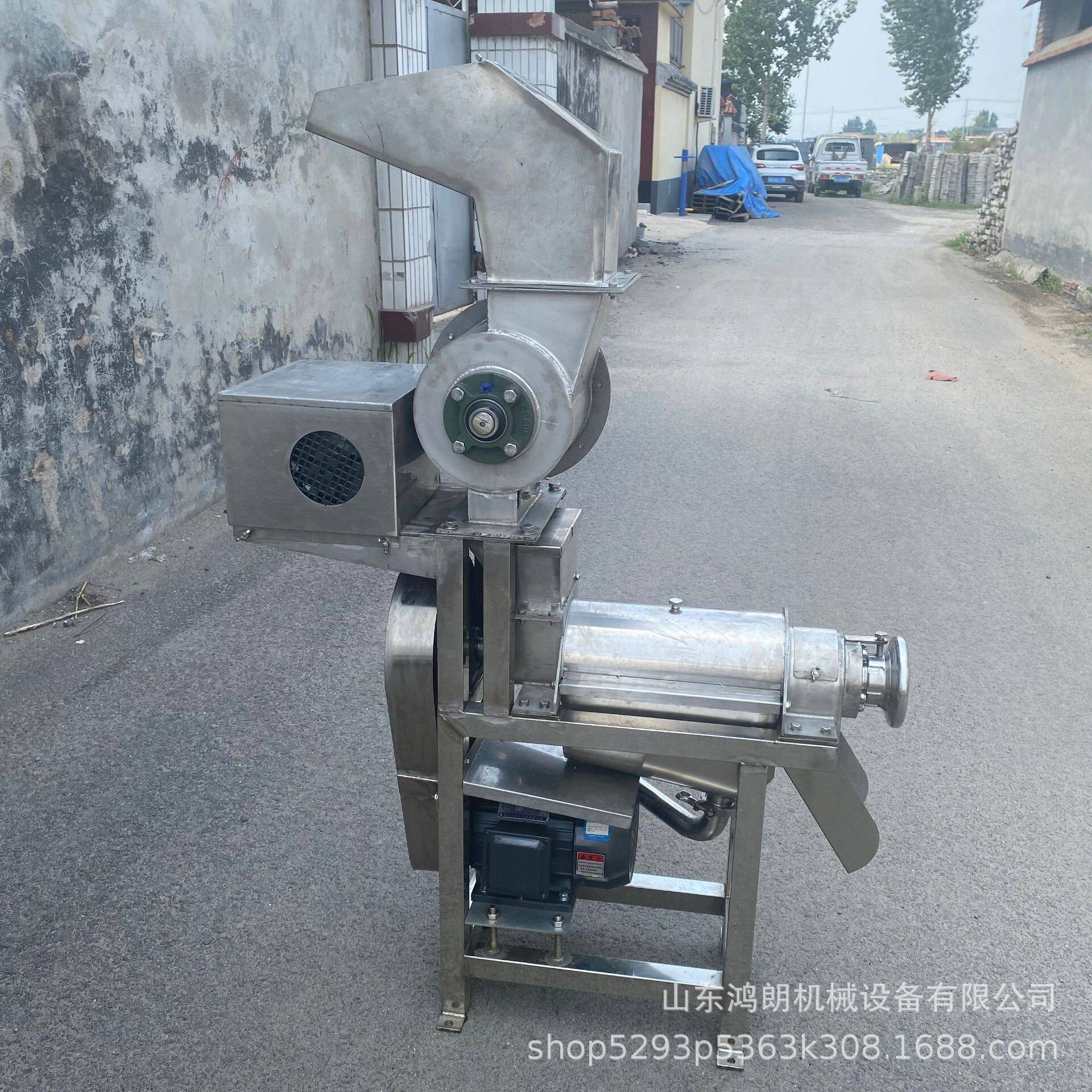 工业用粉碎果水榨汁机浆果挤压萝打机汁胡卜青菜榨978汁机厂家
