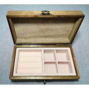 正品黄金楠木旧料首饰盒覆古中国格材家收藏珠宝礼盒实木珠风宝居