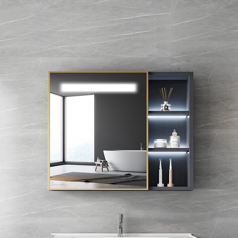 洗手间浴室镜子挂墙式卫生间厕所智能触摸屏带灯梳镜妆化妆镜壁挂