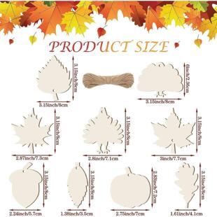 Decorations Diy Pumpkin Turkey Thanksgiving Hanging Wooden
