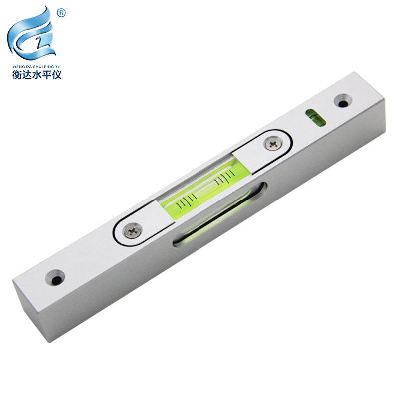 可调式水平仪双向观测水泡180mm加长款条式水平尺三窗设计水准仪