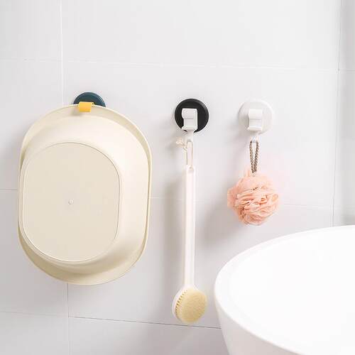 No-drill face basin rack, wall-mounted bathroom shelf, toile