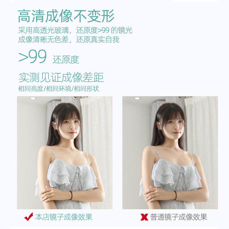 全衣镜子落XXZ地穿家用壁挂女卧室化身妆挂墙学生生宿舍立体大试