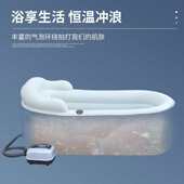 SPA成人泡澡桶充气浴缸水疗机折叠浴桶洗澡SPA浴缸大人家用泡澡桶