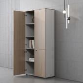 文件柜木质办公柜家具资料档案柜板式 老板办公室背柜书柜架储物柜